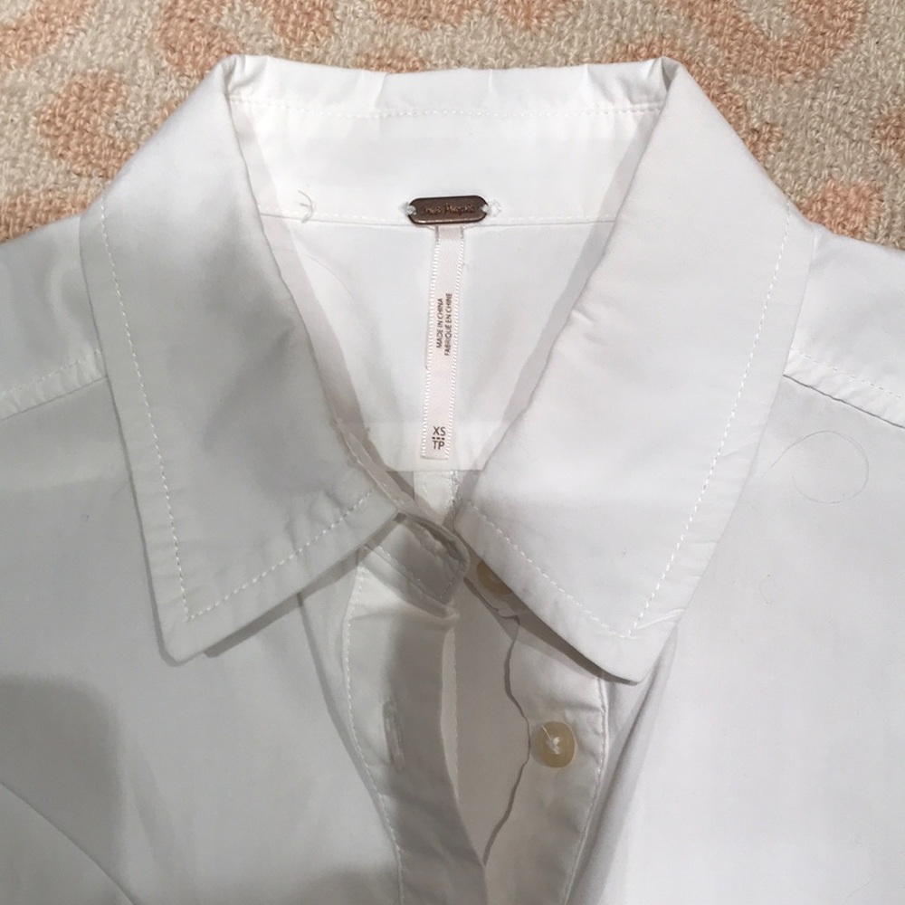 White Button Down Blouse - image 3